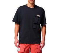 Columbia - T-shirt in cotone - Cove Beach Pocket Tee Black per Uomo in Nylon - Taglia L - Nero