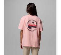 Columbia - T-shirt oversize stampata Rolling Bend™ - Rosso - Taglia S - Donna