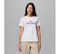 Columbia - T-shirt stampata Rolling Bend™ - Bianco - Taglia XS - Donna
