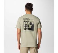 Columbia - T-shirt stampata sul retro Explorers Canyon™ - Verde - Taglia XL - Uomo