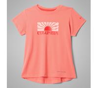 Columbia Maglia funzionale Tech Trail Utility S/S Graphic Crew L Rosso