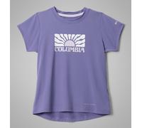 Columbia - Maglia funzionale Tech Trail Utility Kid's S/S Graphic - L lilla