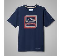 Columbia - T-shirt stampata Tech Trail™ Utility ragazzo - Blu- Taglia L (14-16 anni)