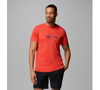 Columbia - T-shirt tecnica, leggera e stampata Zero Rules™ - Arancione - Taglia M - Uomo