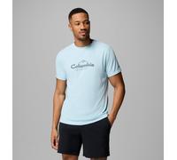 Columbia Maglietta da uomo Zero Rules™ Light SS Graphic Crew Azzurro XL