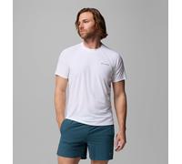 Columbia Maglietta a Maniche Corte Stealth Spring da Uomo, Maglietta a Maniche Corte, Bianca, XS