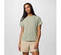 Columbia Sun Trek Short Sleeve II Maglietta a Maniche Corte, Safari, L Donna