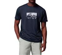 Columbia - T-shirt traspirante - Ice Lake II SS Tee Black, Peak Direction per Uomo - Taglia M - Nero Nero M