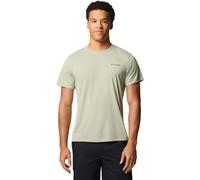 Columbia - T-shirt traspirante - Zero Rules Light SS Crew Safari per Uomo - Taglia XL - Verde