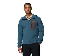 Columbia Tall Heights 3 - Giacca Softshell da uomo, con cappuccio, colore: Everblue/Shark, XXL
