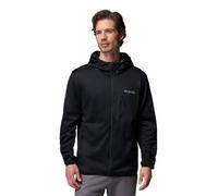 Columbia Tall Heights - Felpa da uomo in pile con cappuccio e cerniera intera, colore nero, XL