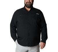 Columbia Tamiami II LS Shirt, Parte superiore in tessuto, Asciugatura rapida, Design traspirante, Maniche convertibili, Porta-attrezzi - da uomo