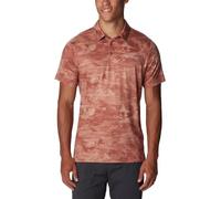 Columbia Tech Trail - Polo da Trekking da Uomo, Castano ramato, XL