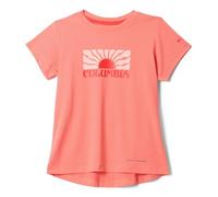 Columbia - Kid's Tech Trail Utility S/S Graphic Crew - Maglia funzionale L rosso