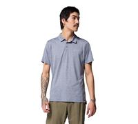 Columbia Polo Tech Trail Utility Collegiate Navy Heather da Uomo L Blu