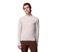 Columbia Tech Trail Utility Warm LS Crew Knit Top, Materiale traspirante, Controllo degli odori, Fori per i pollici, Poliestere riciclato, UPF 50 - da uomo