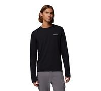 Columbia Tech Trail Utility Warm LS Crew Knit Top, Materiale traspirante, Controllo degli odori, Fori per i pollici, Poliestere riciclato, UPF 50 - da uomo