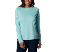 Columbia Maglia da escursionismo Tidal Tee II maniche lunghe Logo Gulf Stream/White M Donna