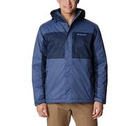 Columbia Tipton Peak Insulated Jacket, Giacca Invernale Uomo, Dark Mountain/Collegiate Navy, Taglia XXL