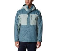 Columbia Tipton Peak Insulated Jacket, Giacca Invernale Uomo, Metal/Niagara, Taglia XL