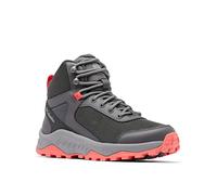 Columbia Trailstorm Ascend Mid WP, Scarponi da trekking alta Donna, Dark Grey/Red Coral , 38.5 EU