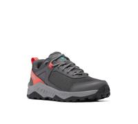 Columbia Trailstorm Ascend Waterproof - Scarpe da Trekking ed Escursionismo Impermeabili a Vita Bassa, Dark Grey/Red Coral,