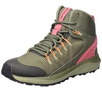 Columbia Trailstorm Mid Waterproof Scarponi Da Trekking Alta impermeabili da Donna, Verde (Stone Green x Wild Salmon), 39 EU
