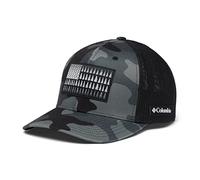 Columbia Tree Flag Mesh Ball cap Cappello, Black MOD Camo, X-Large Unisex-Adulto
