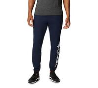 Columbia Trek Jogger Pantaloni, Collegiate Navy/Bianco, L Uomo