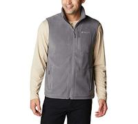 Columbia Uomo Gilet Smanicato In Pile, City Grey, S