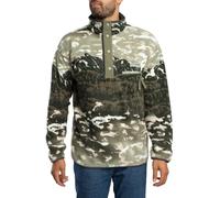Columbia Uomo Pile stampato Helvetia II con bottoni automatici, verde