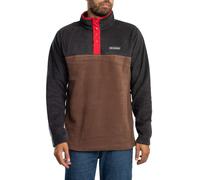 Columbia Uomo Pile Steens Mountain Half Snap, Marrone