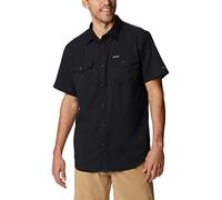 Camicia Columbia Utilizer II Solid nera da uomo (S)