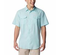 Columbia Utilizer II Solid, Camicia a Maniche Corte da Uomo (IT, Testo, L, Regular, Regular, Spray)