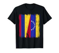 Columbia Venezuela Mezza bandiera Maglia venezuelana colombiana Maglietta