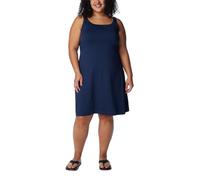 Columbia - Vestito da Donna in Tessuto Traspirante e con Protezione Solare, FreezerTM III, Donna, 1538022, Collegiate Blu Navy, 3X