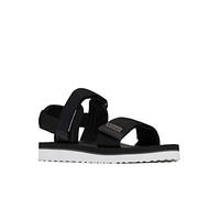 Columbia Via Sandal, Sandali Donna, Nero (Black x White), 40 EU