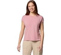 COLUMBIA W Boundless Trek Short Sleeve Tee - Donna - Rosa - Taglia XS- modello 2025