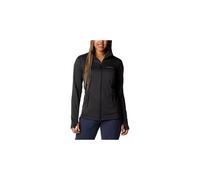 Columbia w park view grid fleece felpa con zip intera nero donna l