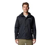 Giacca con cappuccio Columbia Watertight II nero carbone - L