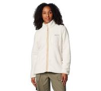 Pile Columbia West Bend Full Zip II bianco beige donna - M