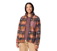 Columbia West Bend Print Full 2 Giacca in Pile con Zip Intera, Fico Omblur, XL Donna