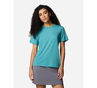 Columbia Wild Springs W - T-shirt - Donna - Blu M