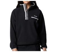 Columbia - Pile cropped con abbottonatura corta a pressione Helvetia™ II - Nero - Taglia XL - Donna