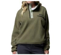 Columbia - Helvetia II Cropped Half Snap Fleece Verde - Abbigliamento XS Verde