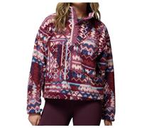 Columbia - Women's Helvetia II Printed Cropped Half Snap - Pullover in pile L variopinto