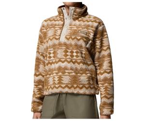 Columbia - Women's Helvetia II Printed Cropped Half Snap - Pullover in pile S beige/marrone