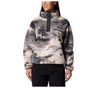 Columbia - Women's Helvetia II Printed Cropped Half Snap - Pullover in pile S grigio