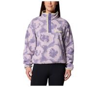 Columbia - Women's Helvetia II Printed Cropped Half Snap - Pullover in pile S lilla