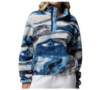 Columbia - Women's Helvetia II Printed Cropped Half Snap - Pullover in pile XL blu/grigio